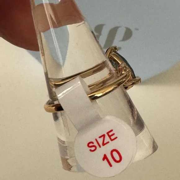 ✨ Eternal Balance Ring – London Blue Sapphire Ice Crystal ✨ - Picture 7 of 11